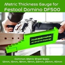Spessore metrico per Festool Domino DF500 • Fogli metrici comuni UK EU