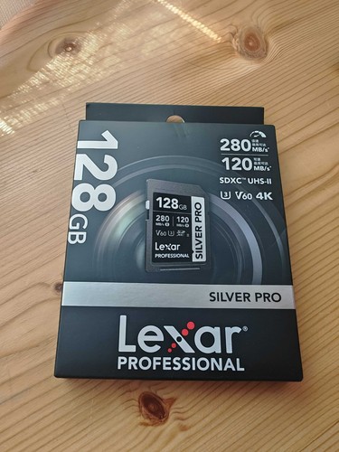 Silver pro scheda - sd, 128gb