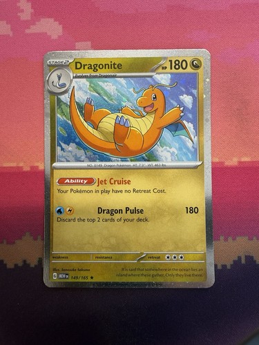 Pokemon card dragonite - card, scarlet