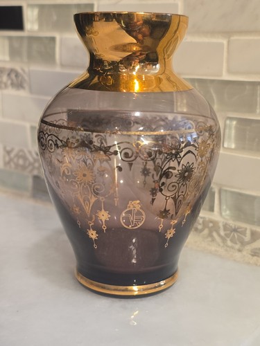 Vaso vetro ametista viola - in,