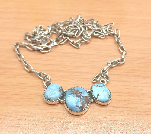 Collana goccia turchese - , golden