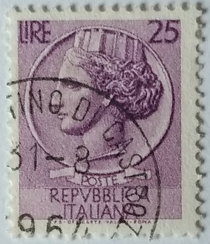 Francobollo italia lire - francobollo,