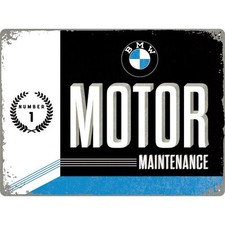 BMW Insegna Metallo Inciso In
