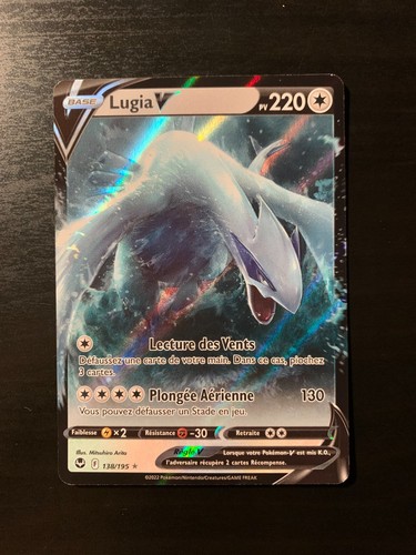 Carte pokémon lugia - carte,