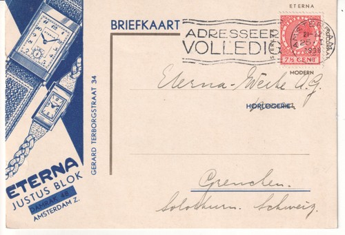Olanda 1938 cartolina