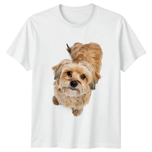 Maglietta realistica shih tzu - realistica,