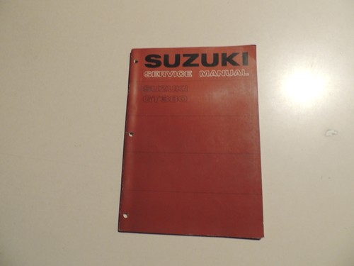 1973 suzuki 380 manuale - suzuki, gt