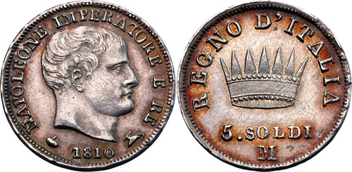 Moneta stati italiani regno - moneta,