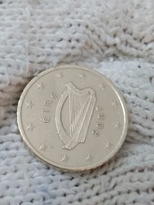 Moneta 50 Cent Irlanda 2008 Tiratura limitata di soli 1.190.000 pezzi circolanti