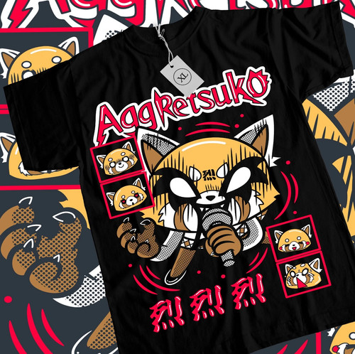 Aggretsuko shirt aggressiva - aggretsuko, t-shirt