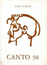 EZRA POUND CANTO 98 1958 insegna pesce d'oro - poesia Rachewiltz COPIA NUMERATA!