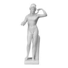 Statua greca di Ermafrodito - copia del museo classico in marmo fuso 11,80...
