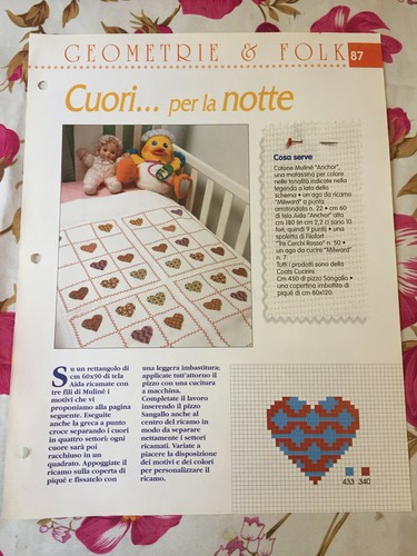 Schema punto croce ricamo - schema,
