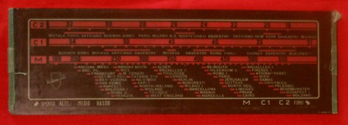 Scala parlante per radio