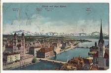 CARTOLINA DI ZURICH MIT DEN