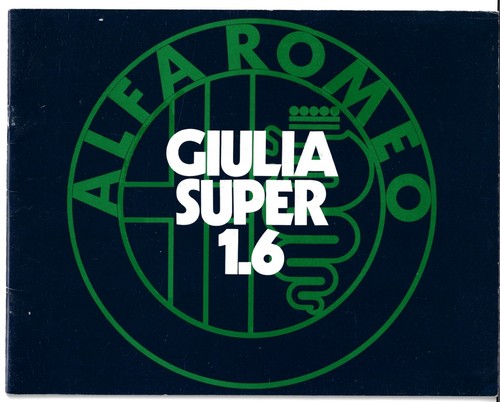 Alfa romeo giulia super - alfa,