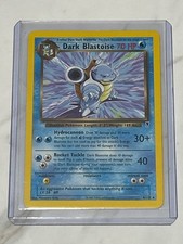 Carta Pokemon Blastoise Oscura