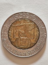 500 Lire 1997 Polizia Errore