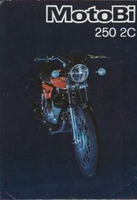 MOTOBI 250 2C ELETTRONICA BENELLI DEPLIANT BROCHURE PUBBLICITARIA