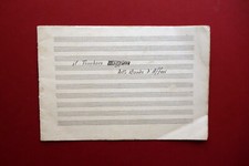 Spartito Manoscritto Banda Il Tamburo Pella Banda d'Affori Completo Fine '800