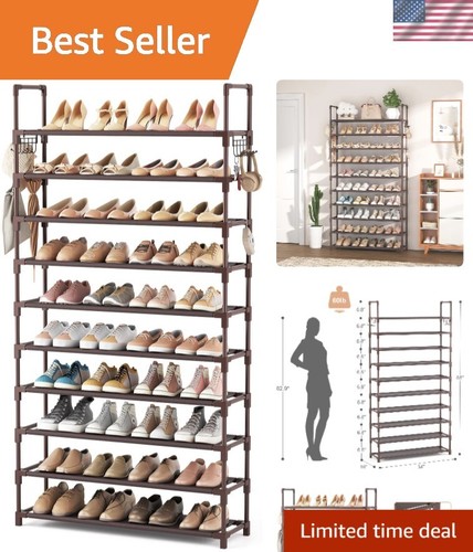 Compact tier shoe - 10-tier,