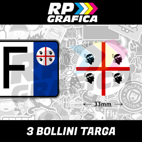Adesivi bollini targa stickers - adesivi,