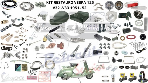 Kit restauro vespa 125 - kit,