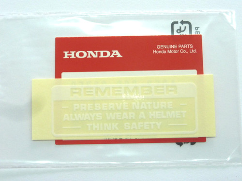 Honda adesivo remember - honda,