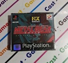 PS1 METAL GEAR SOLID SPECIAL MISSIONS ITALIANO PLAYSTATION 1 NUOVO SIGILLATO RAR