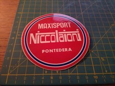 ADESIVO sticker vintage klebeR MAXISPORT NICCOLAIONI PONTEDERA MAXI SPORT 