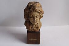 L68-SEVERINO MORLIN-BEETHOVEN-BUSTO TERRACOTTA-COMPOSITORE MUSICA NOVE BASSANO