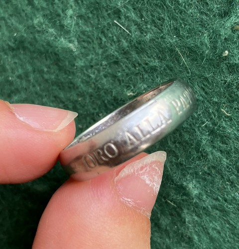 Anello oro alla patria 1935 - anello,