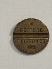 1976 GETTONE TELEFONICO ESM 7602 in gettoni da telefono di raro token METALLO @