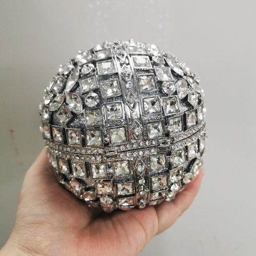 Pochette donna argento - , strass
