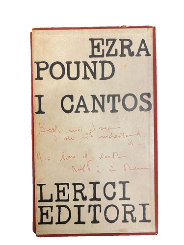 Ezra pound cantos vol 1 - i,
