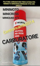 PULITORE CARBURATORE CATENA FRENI MINIMOTO MINICROSS MINIQUAD GRIZZLY LEM KTM 