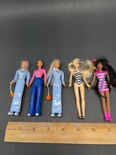 Vintage McDonald's Mattel Barbie Happy Meal 4" Doll Toys 1990s - lot of 5