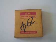 SERIE SEGMENTI FASCE PISTONE - MOTO MONDIAL 200 - 62 MM - NUOVE