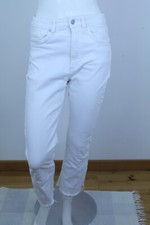 ZARA PANTALONE JEANS DONNA BIANCO DONNA EUR 40
