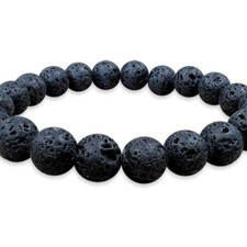 Bracciale in pietra lavica 8mm