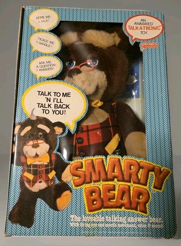 1985 talking smarty - smarty, bear