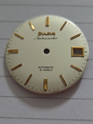 Quadrante bulova ambassador - bulova,