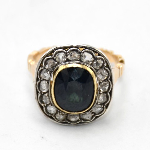 Anello zaffiro naturale - , e
