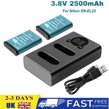 2 pezzi batteria EN-EL23 +