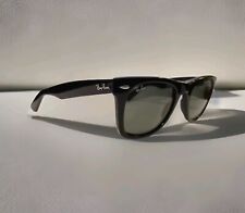 Occhiali da sole unisex Ray Ban Wayfarer RB2140 - montatura nera/lenti verdi
