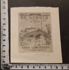 WUNDERKAMMER C EXLIBRIS 638 " LERPERGER 1966 " - * VIRGILIO TRAMONTIN * - C SIGN