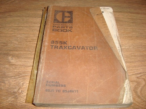 Libro ricambi caterpillar 955k - libro,