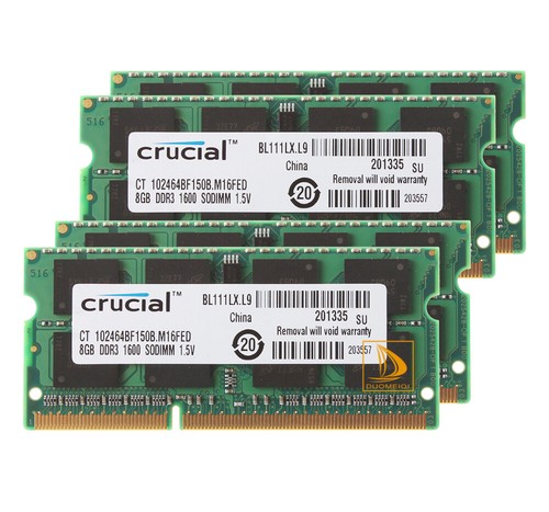Crucial pc3 12800 ddr3 - 8, pc3-12800