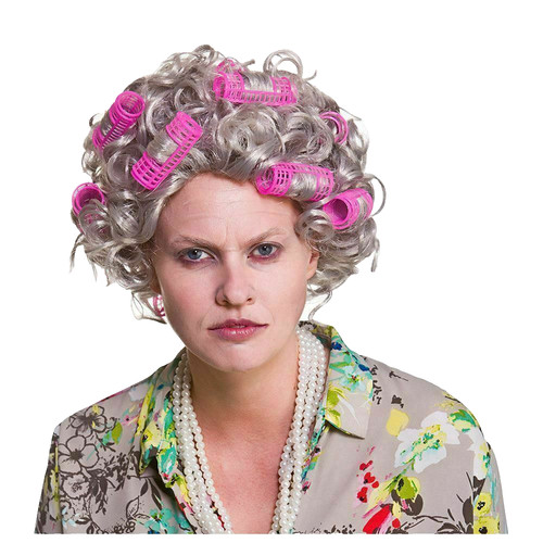 Parrucca granny adulta con - granny,