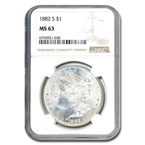 1882 dollaro morgan 63 - 1882-s,